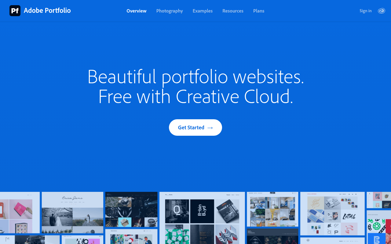 Screenshot van Adobe