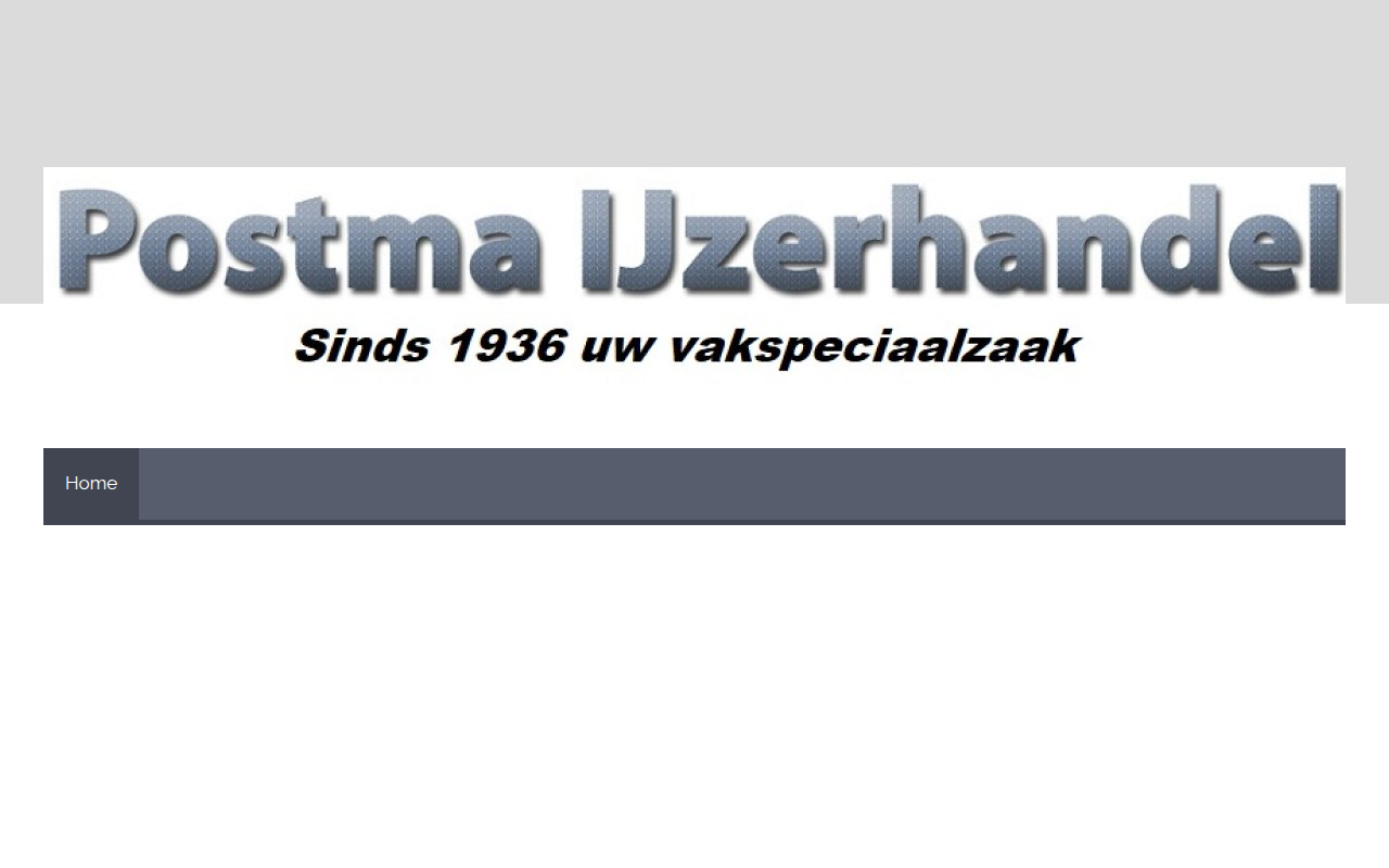 Screenshot van postma-ijzerhandel.nl