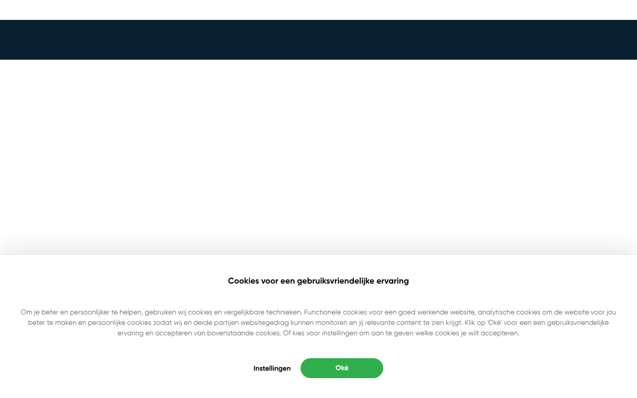 Screenshot van povag.nl