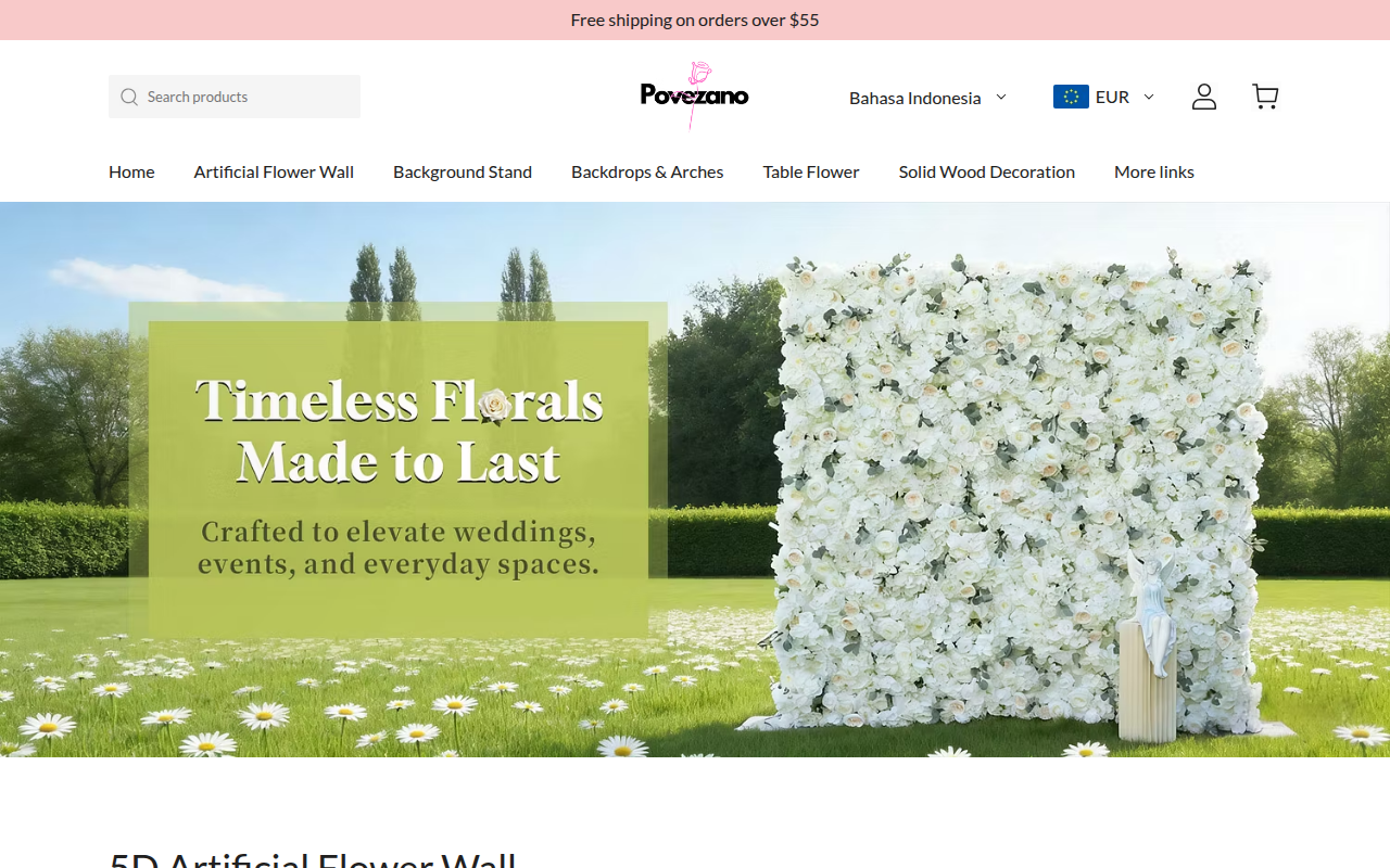 Screenshot van povezano.com