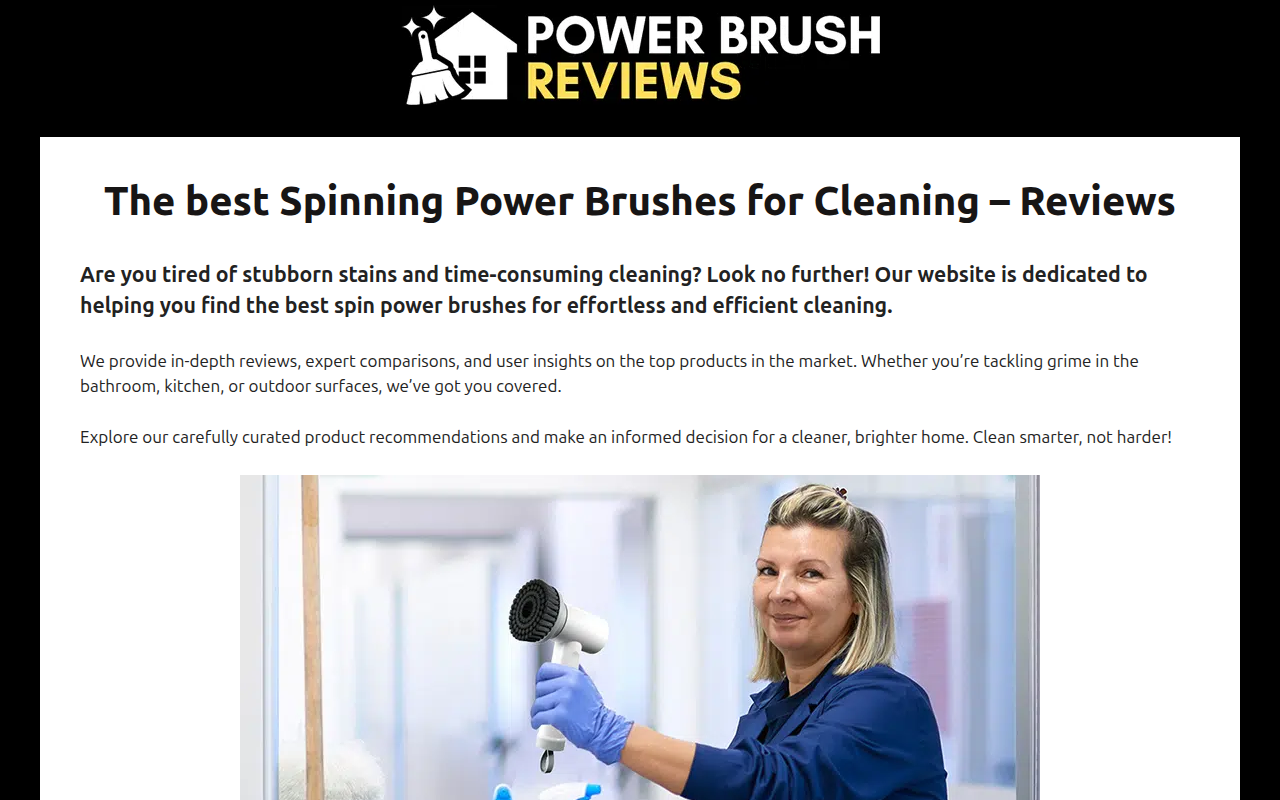Screenshot van power-brush.org