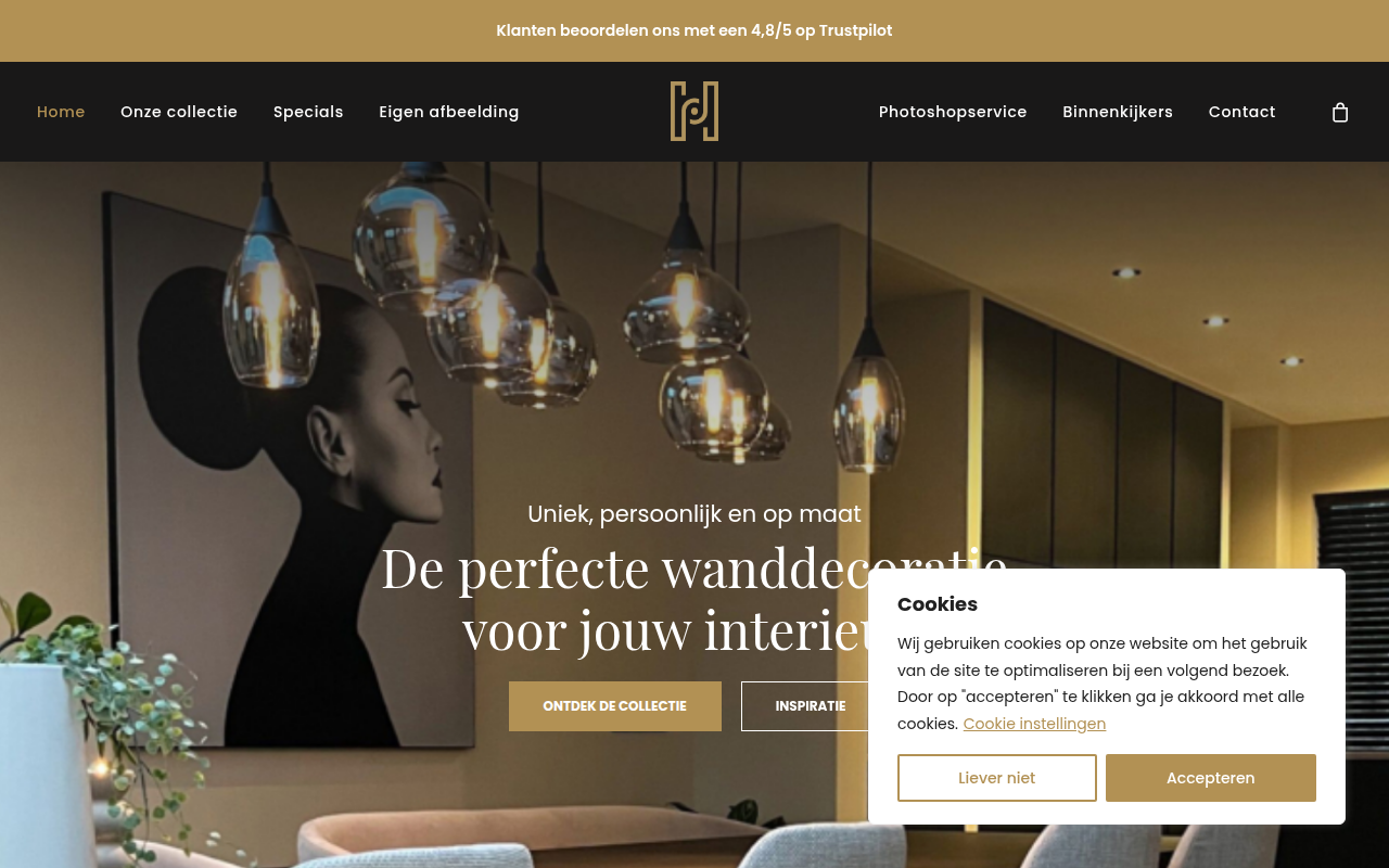 Screenshot van prachtaanjemuur.nl