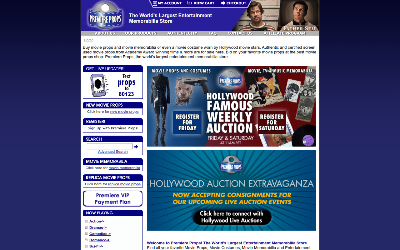 Screenshot van premiereprops.com