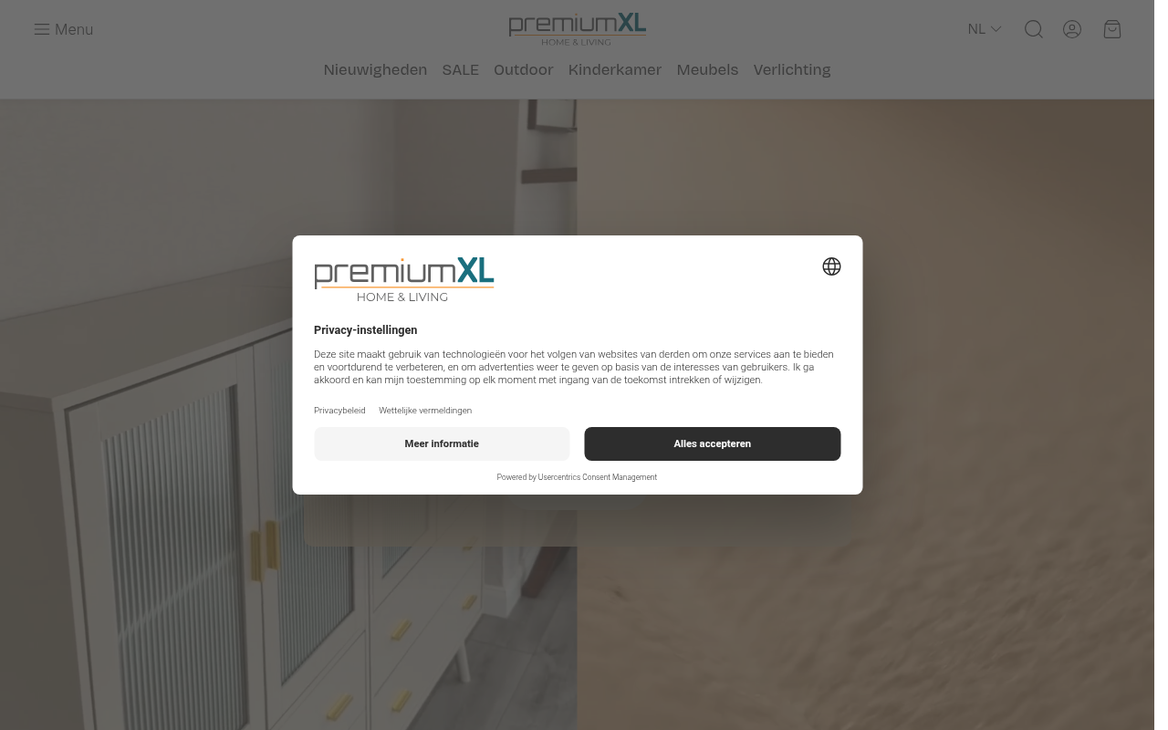 Screenshot van premiumxl.be