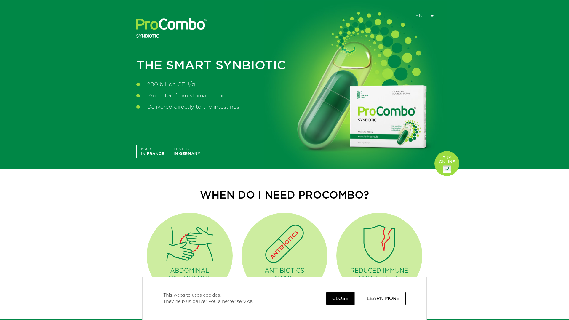 Screenshot van procombo.com