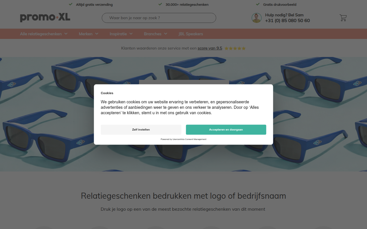 Screenshot van promo-xl.com