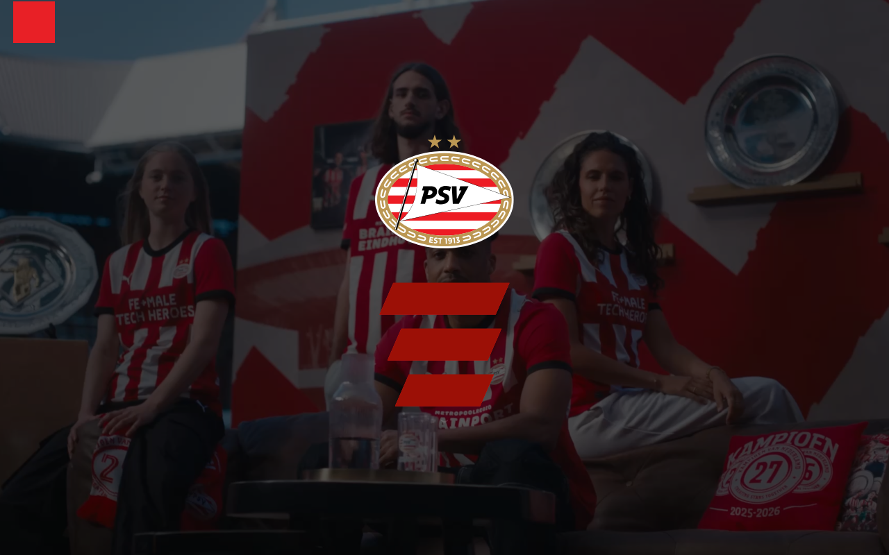 Screenshot van psv.nl
