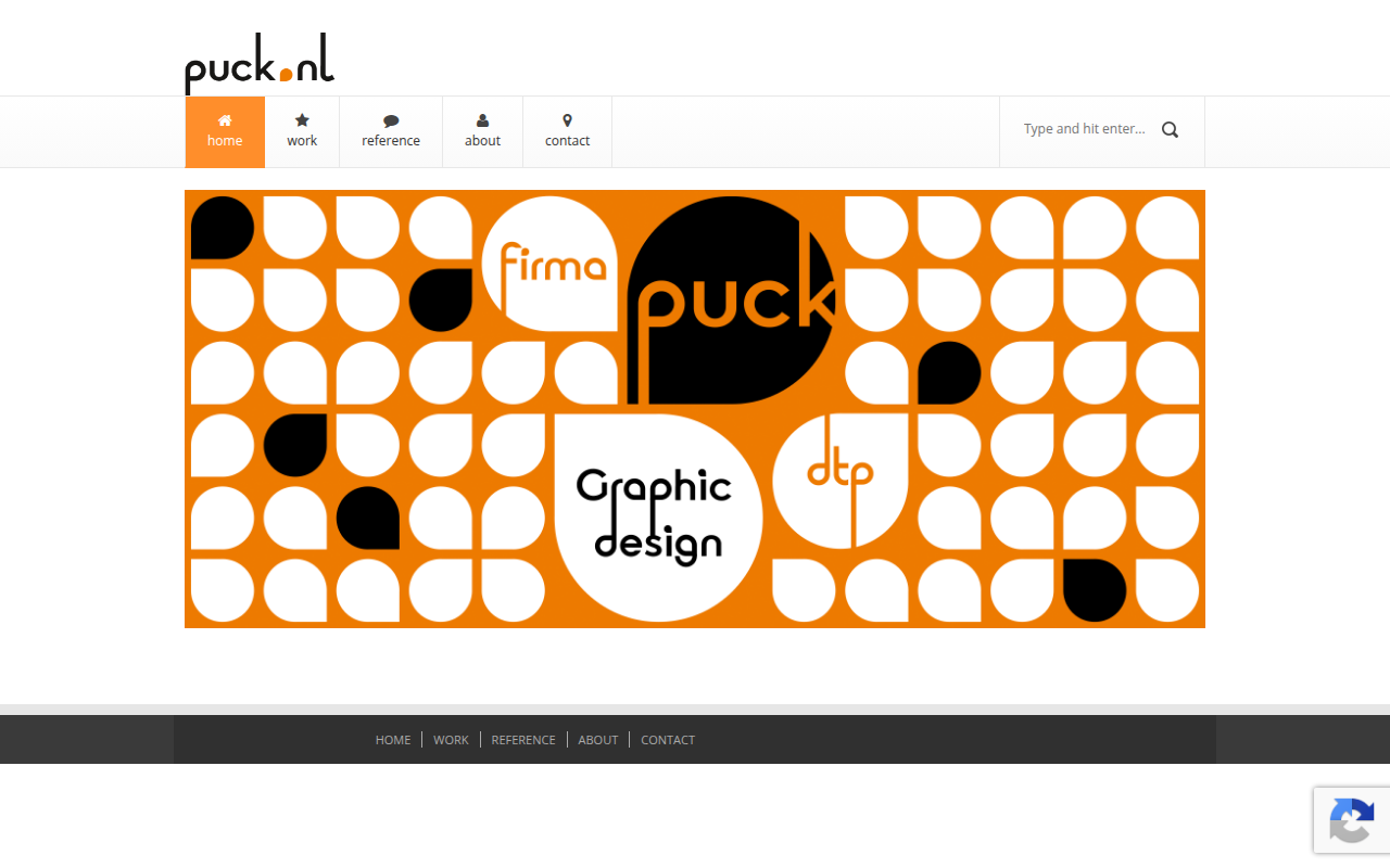 Screenshot van puck.nl