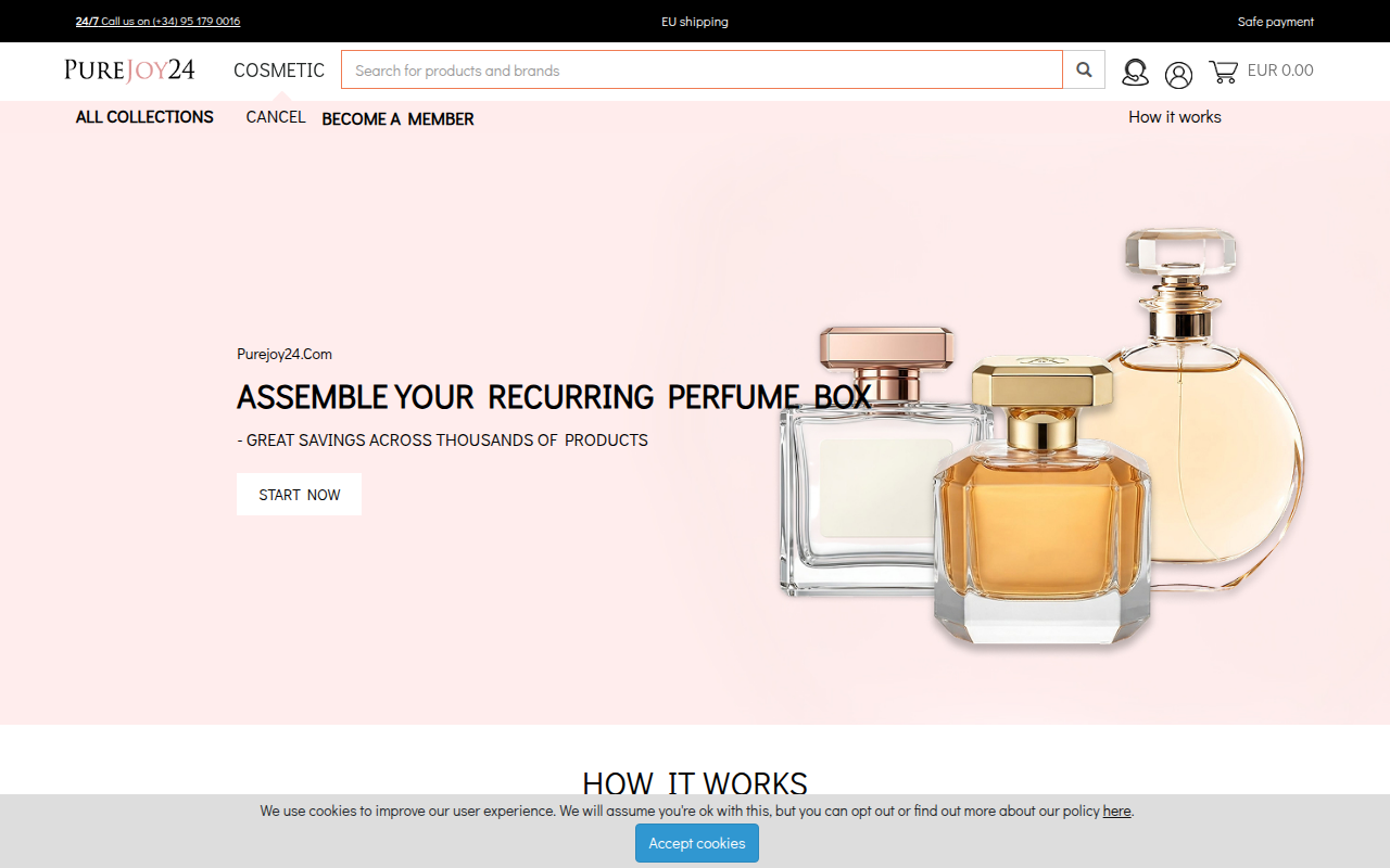 Screenshot van purejoy24.com