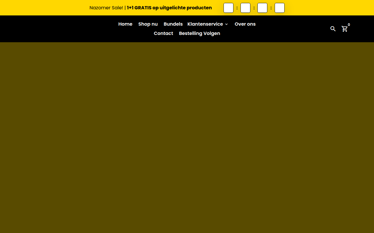 Screenshot van puritylabs.nl