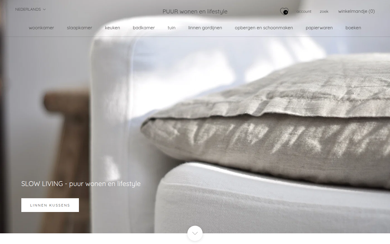 Screenshot van puurlifestyle.com