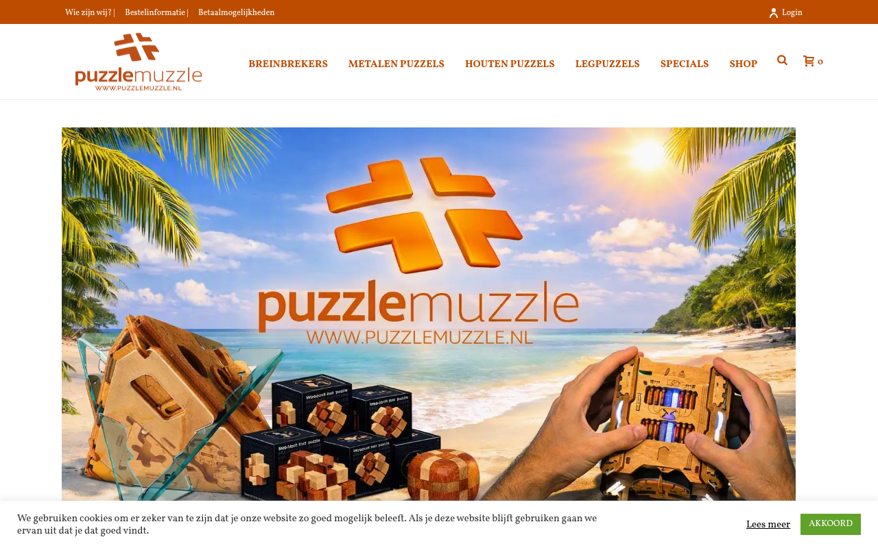 Screenshot van puzzlemuzzle.nl