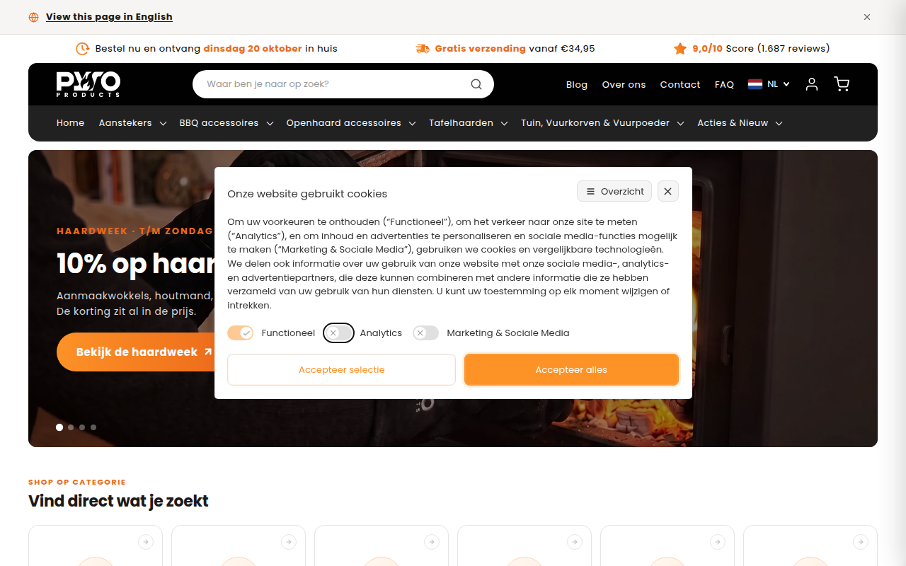 Screenshot van pyroproducts.nl