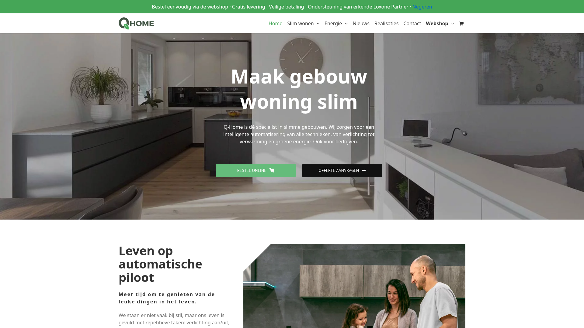 Screenshot van q-home.be