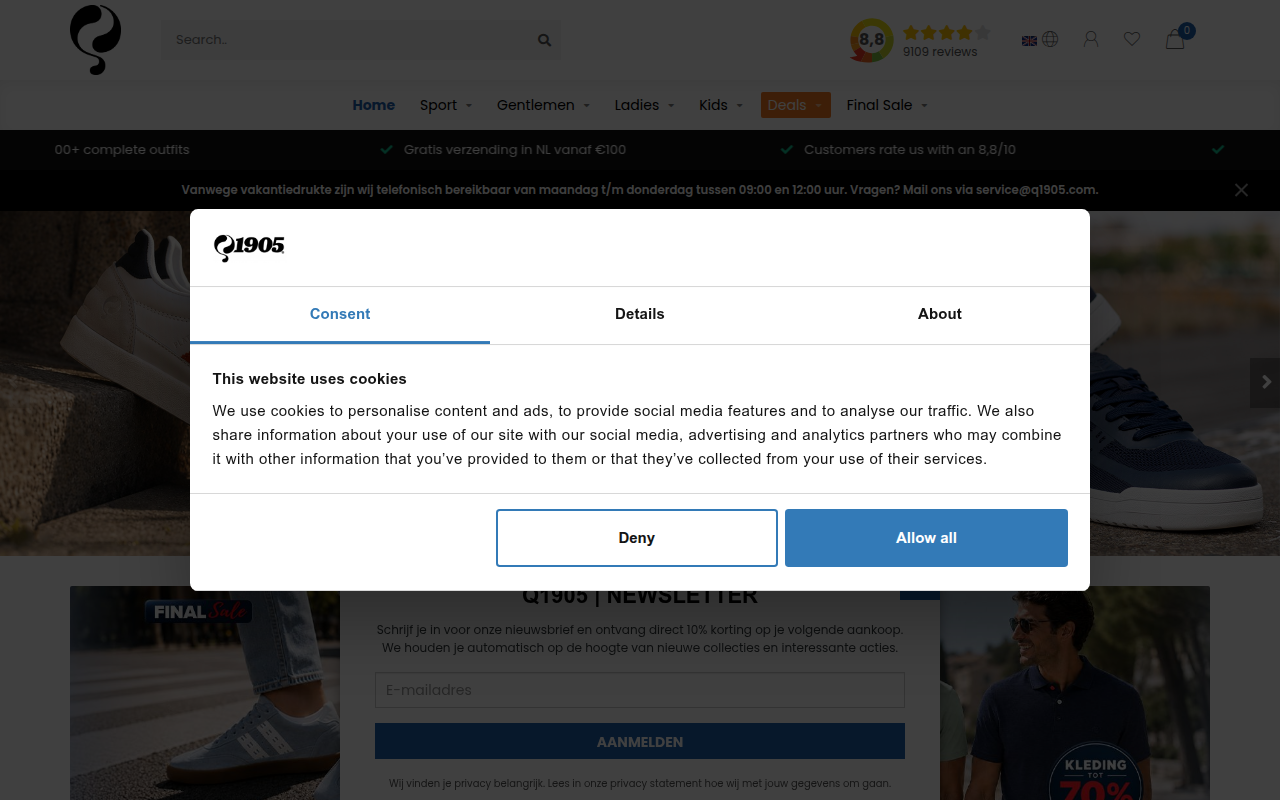 Screenshot van q1905.com
