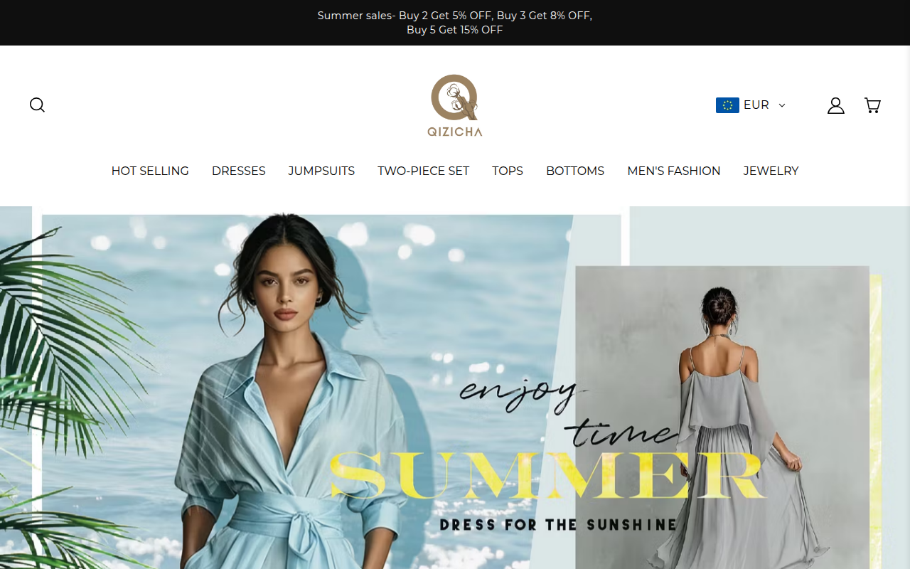 Screenshot van qizicha.com