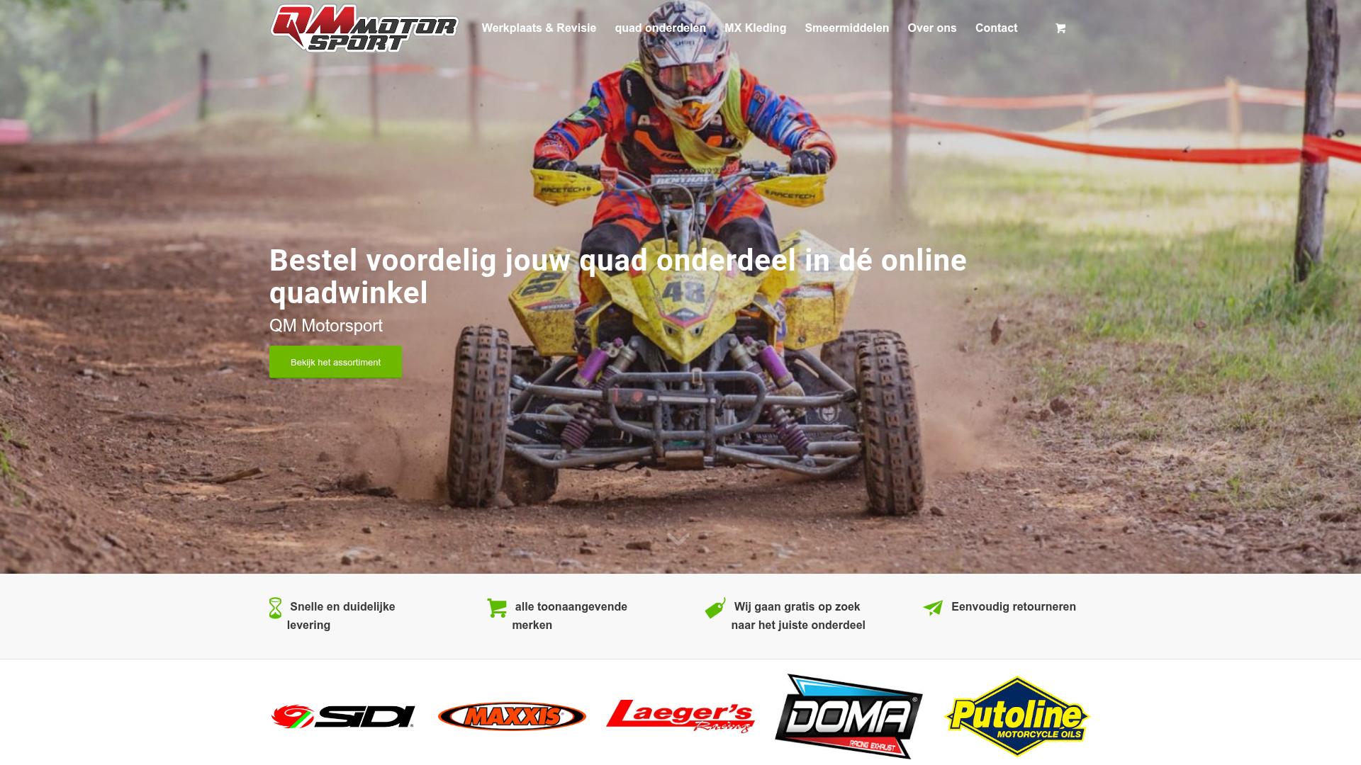 Screenshot van qm-motorsport.com