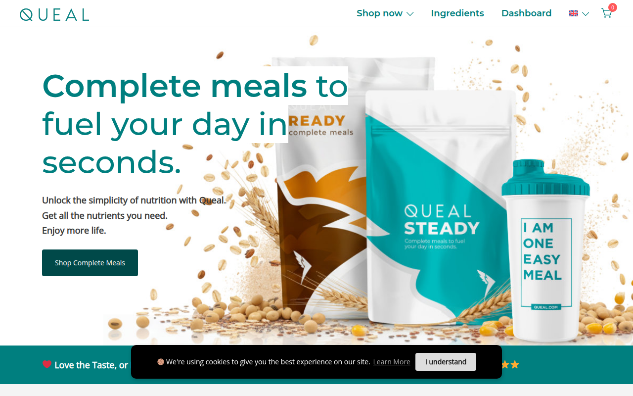 Screenshot van queal.com