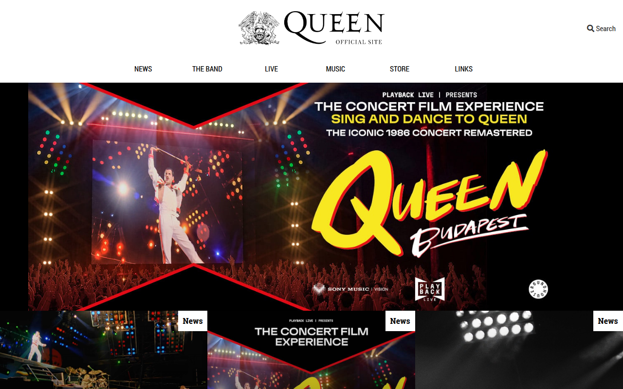 Screenshot van queenonline.com