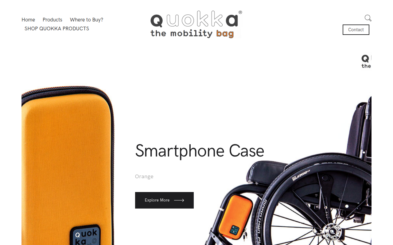 Screenshot van quokkabag.com
