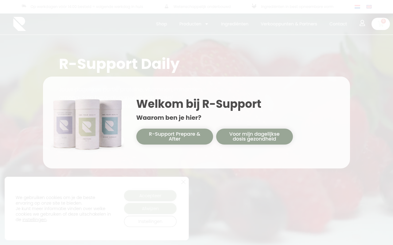 Screenshot van r-supportforyou.com