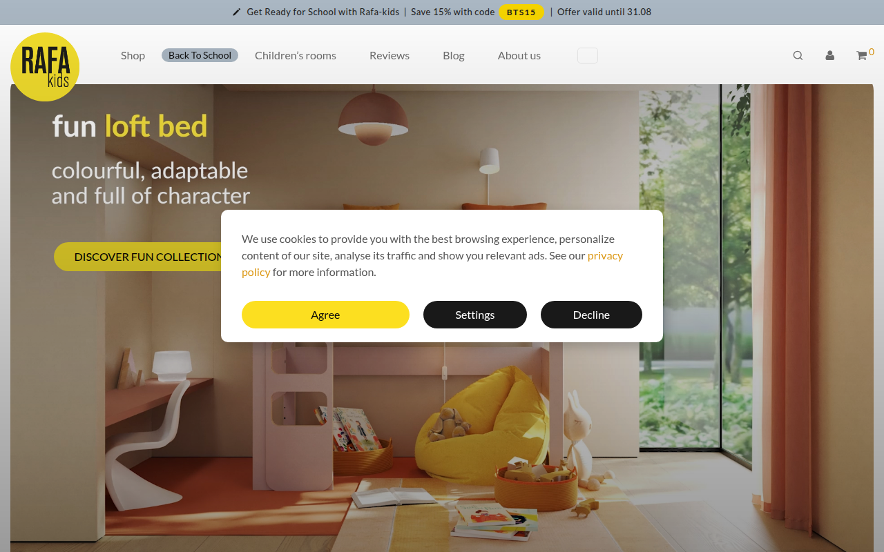Screenshot van rafa-kids.com
