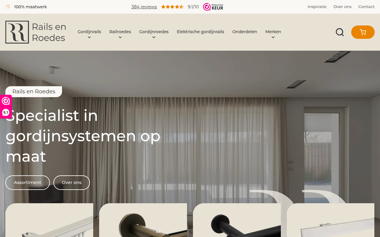 Screenshot van rails-en-roedes.nl
