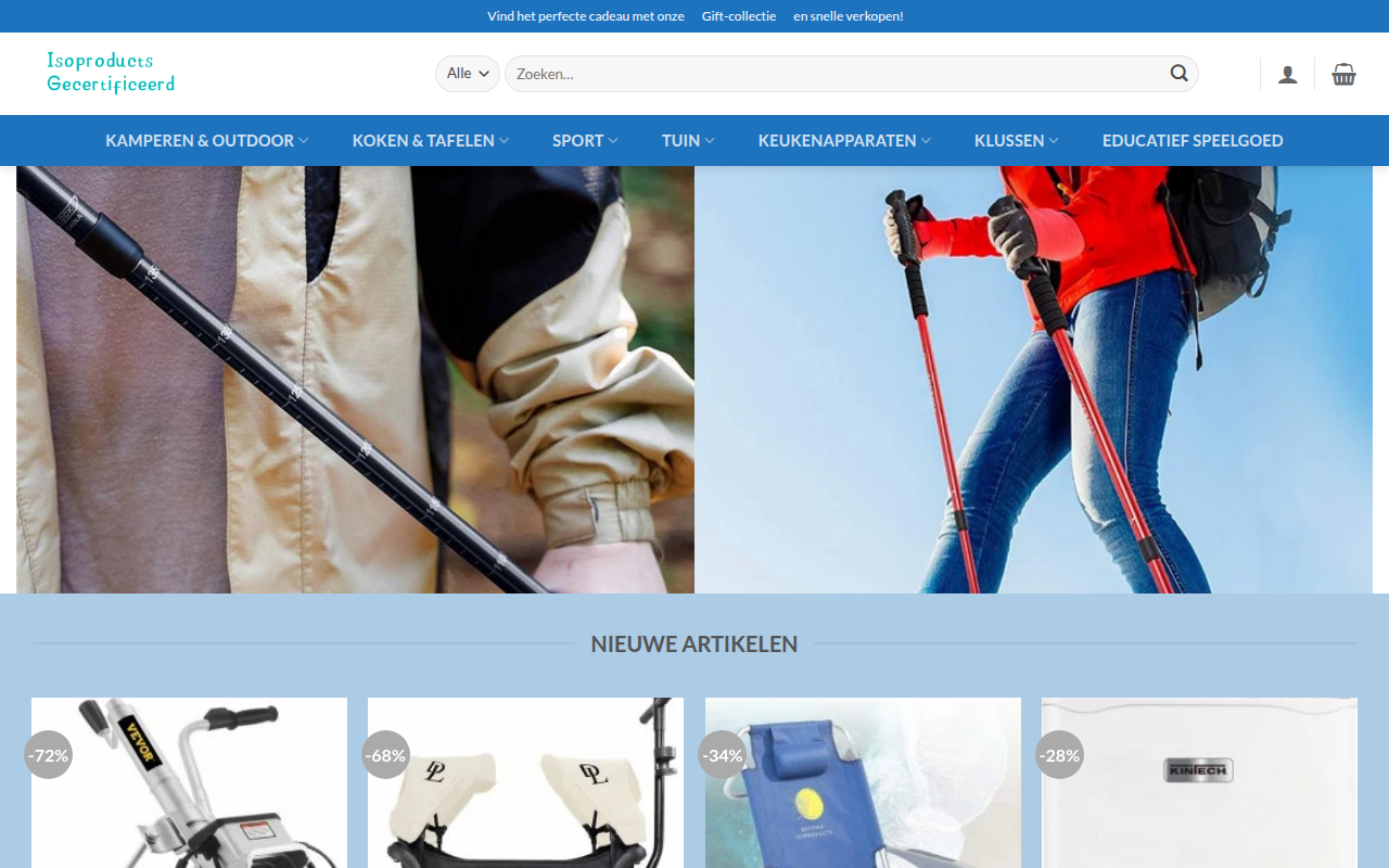 Screenshot van rainpantsshop.com