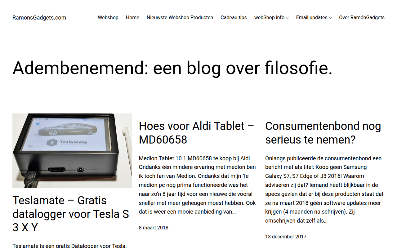 Screenshot van Ramonsgadgets