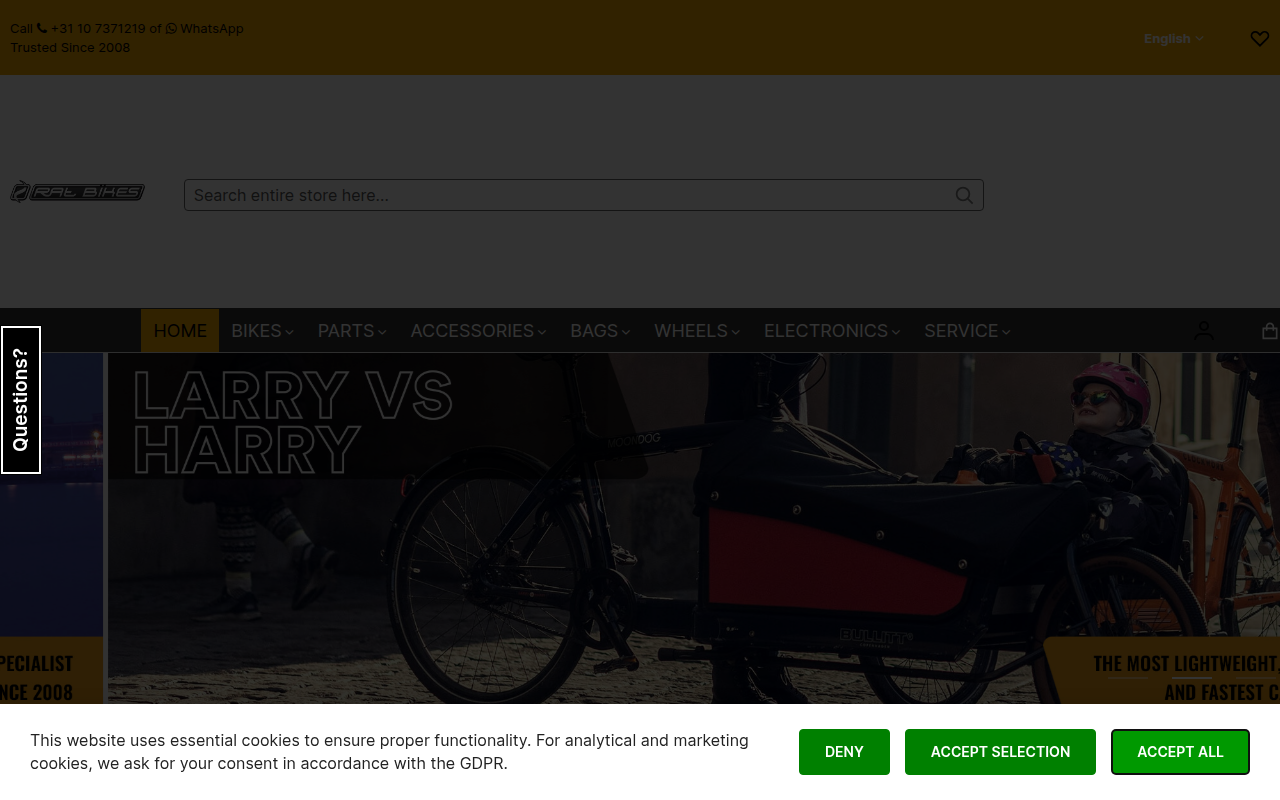 Screenshot van rat-bikes.eu