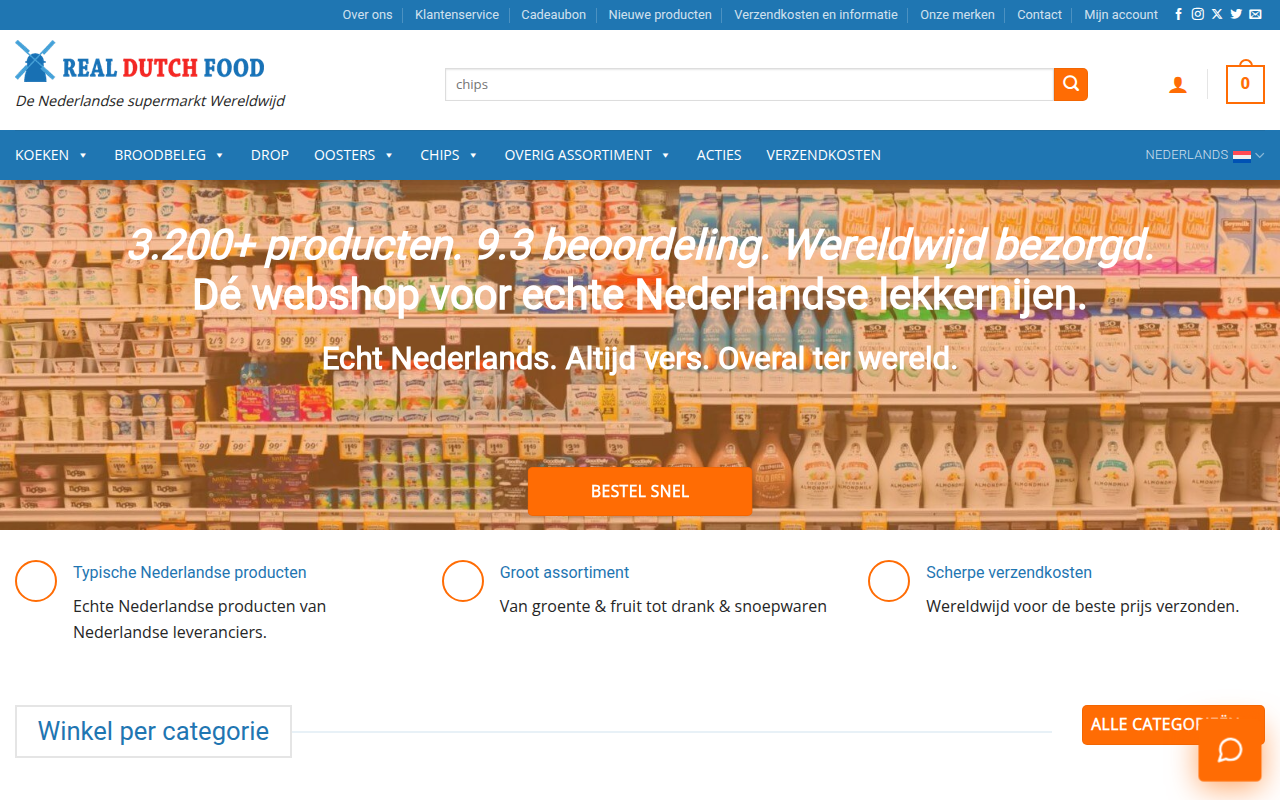 Screenshot van realdutchfood.com