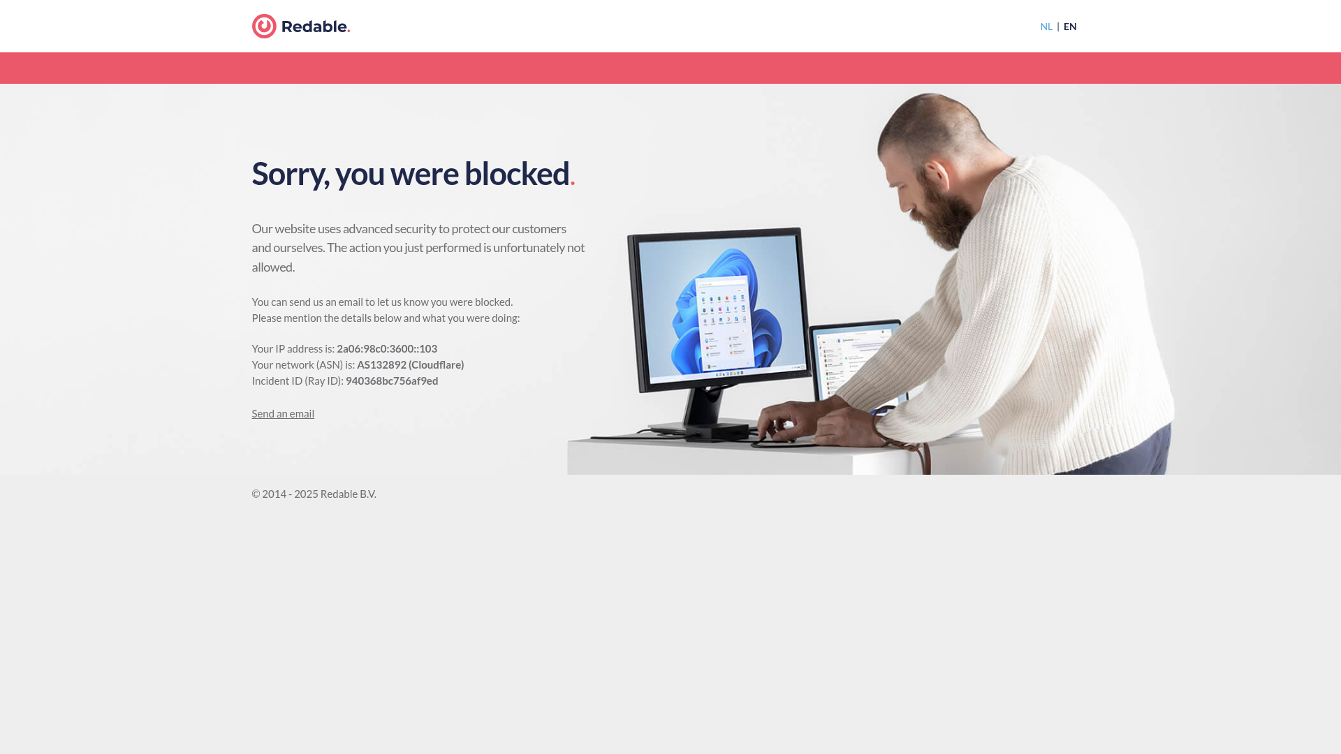 Screenshot van redable.nl