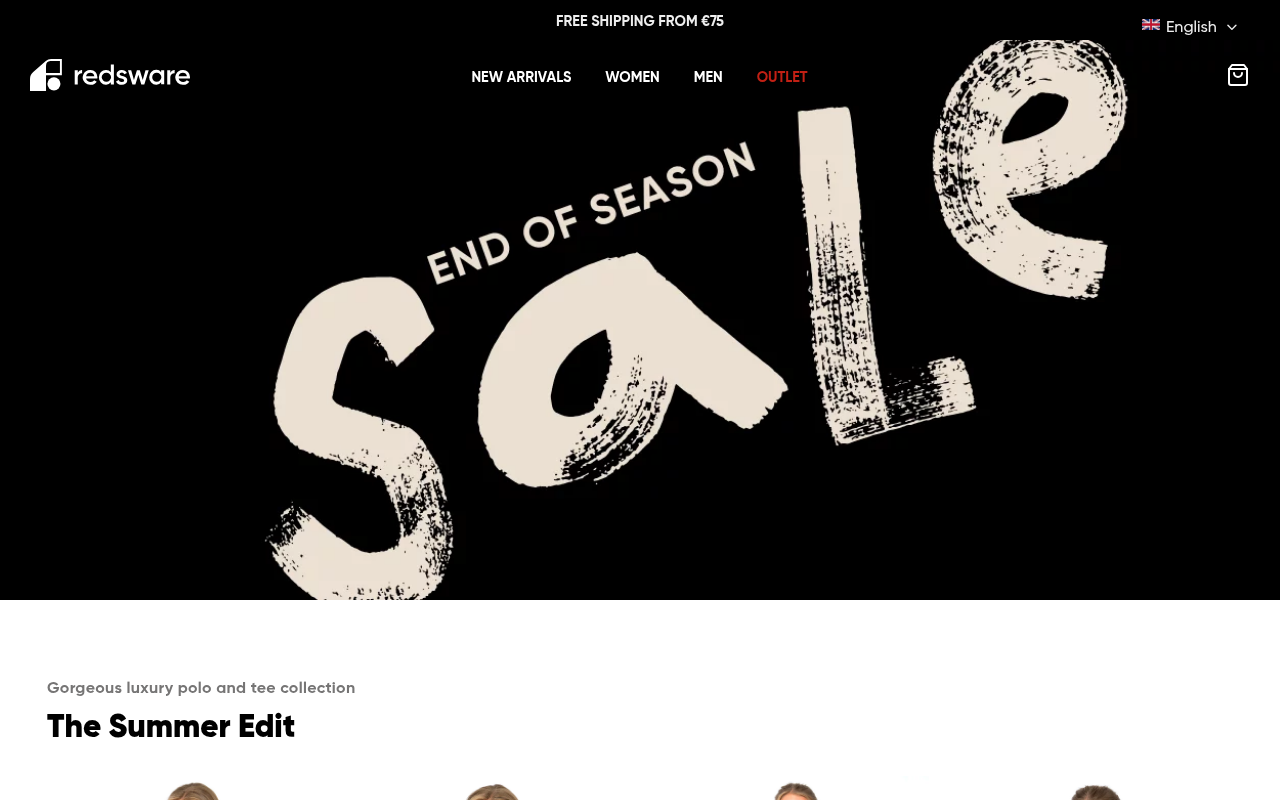 Screenshot van redsware.com