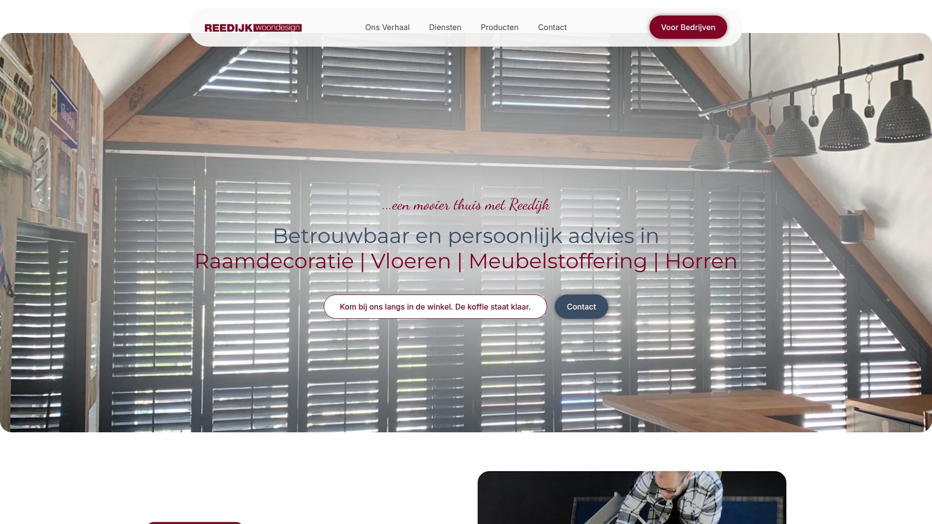 Screenshot van reedijk.nl