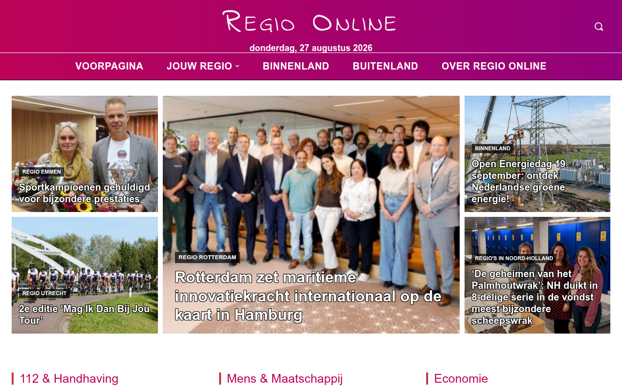 Screenshot van regioonline.nl