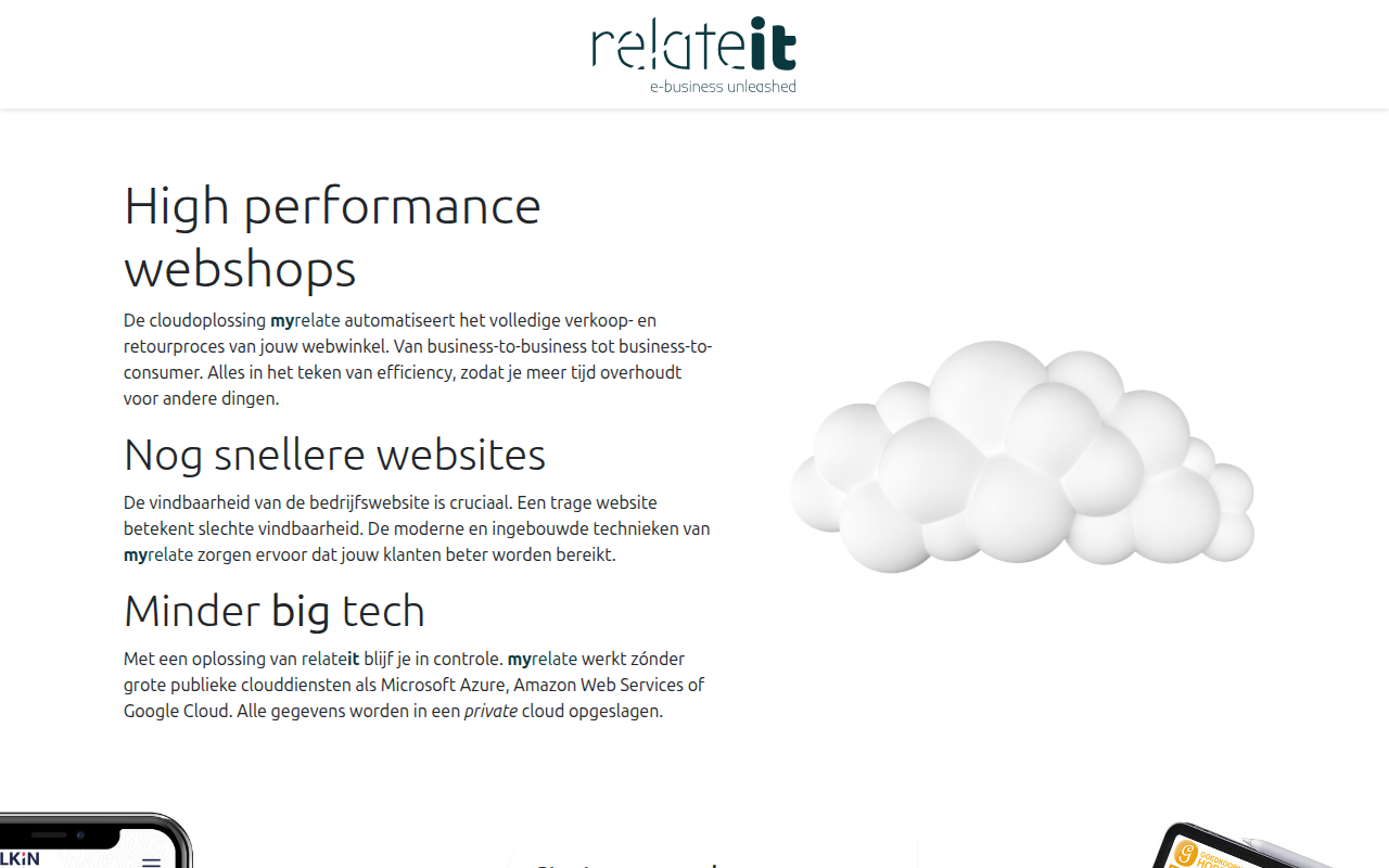 Screenshot van relate.it