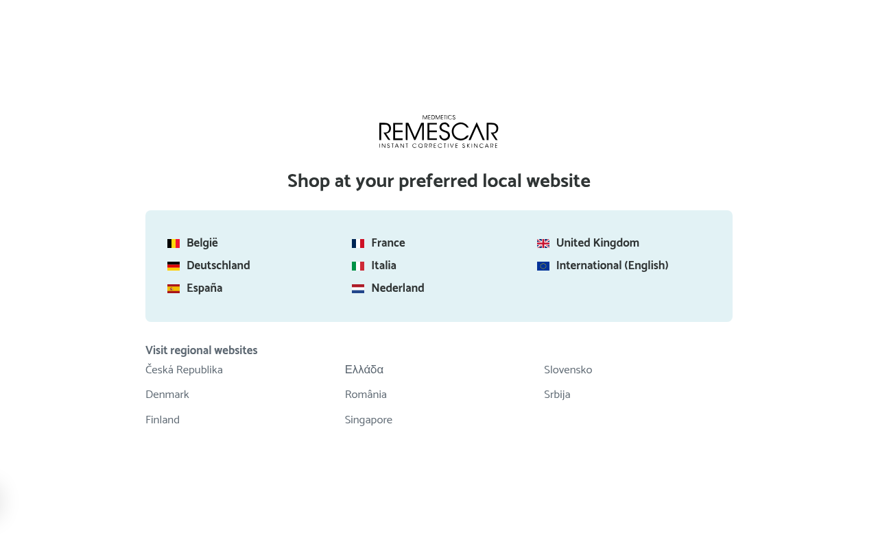 Screenshot van remescar.com