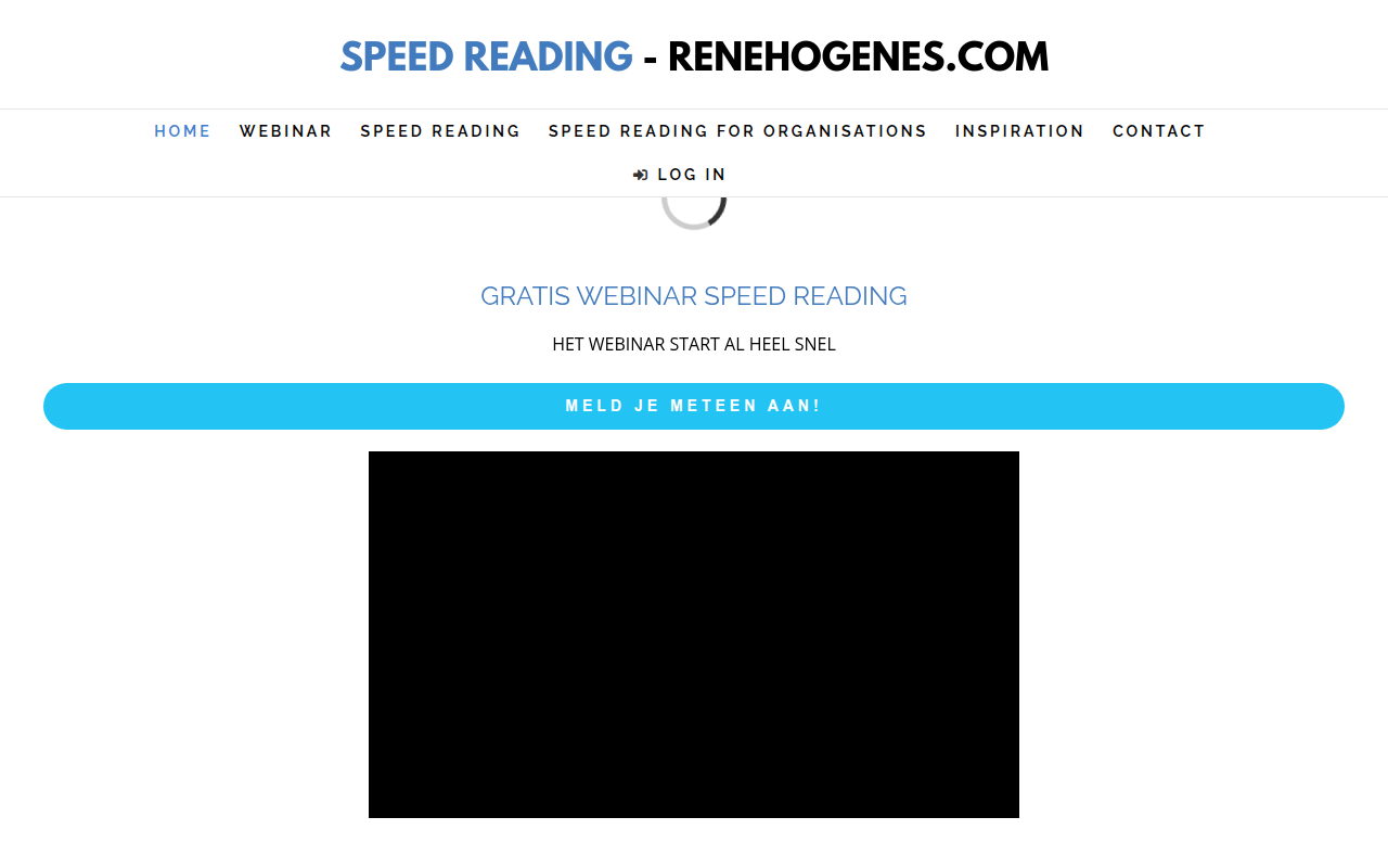 Screenshot van renehogenes.com