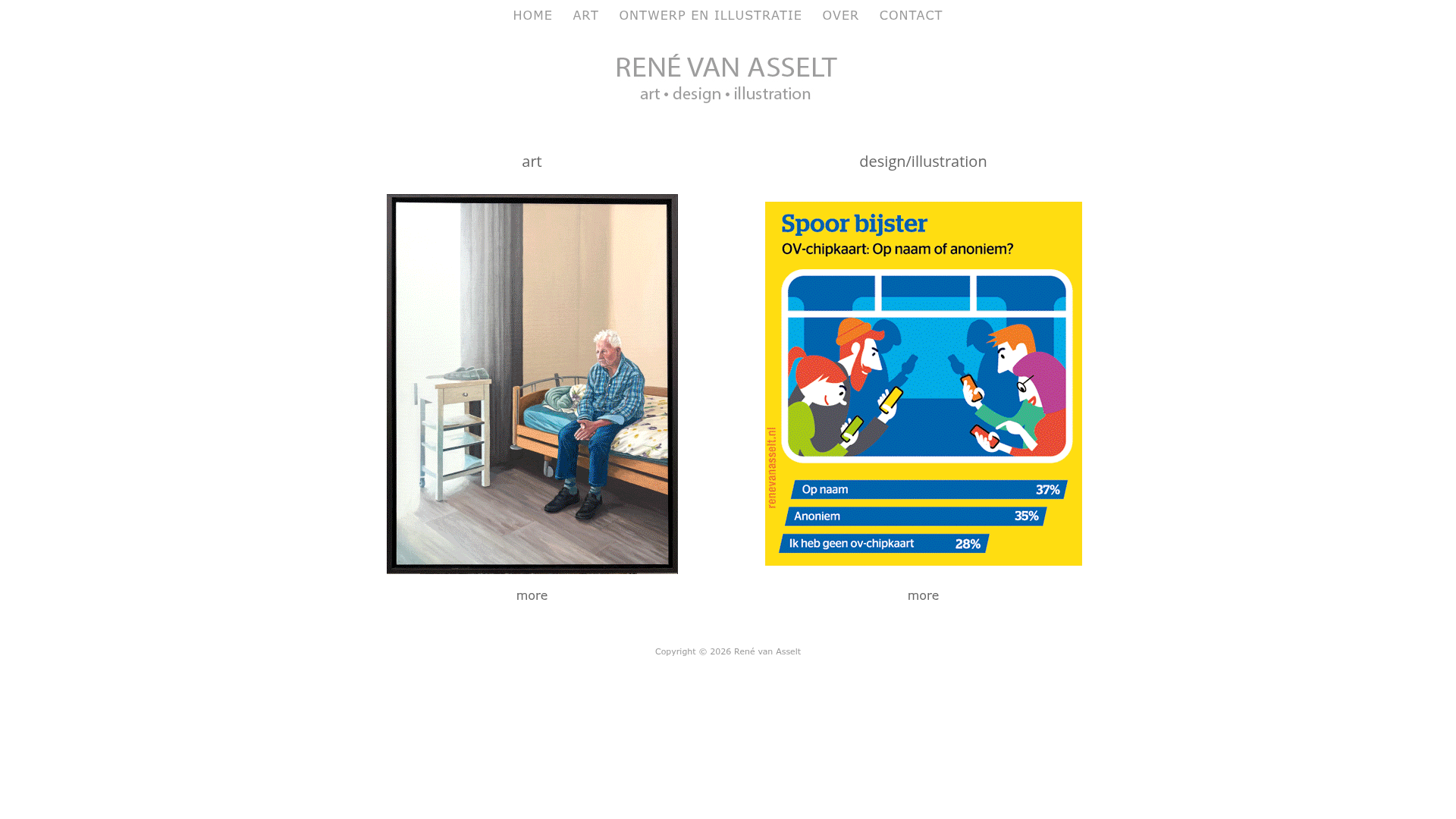 Screenshot van renevanasselt.nl