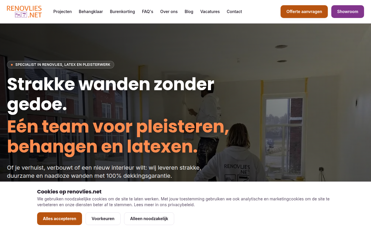 Screenshot van renovlies.net