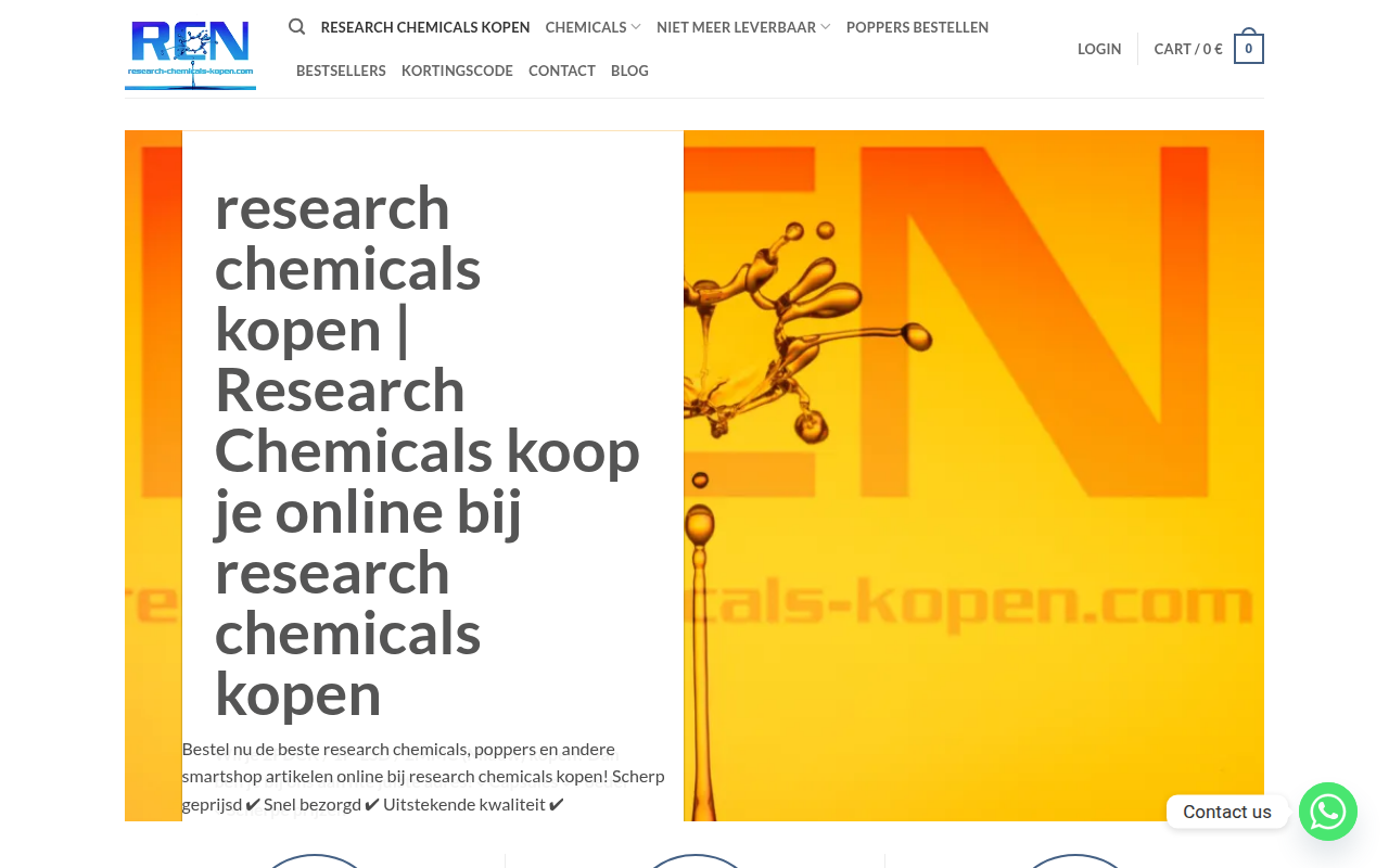 Screenshot van researchchemicalkopen.nl