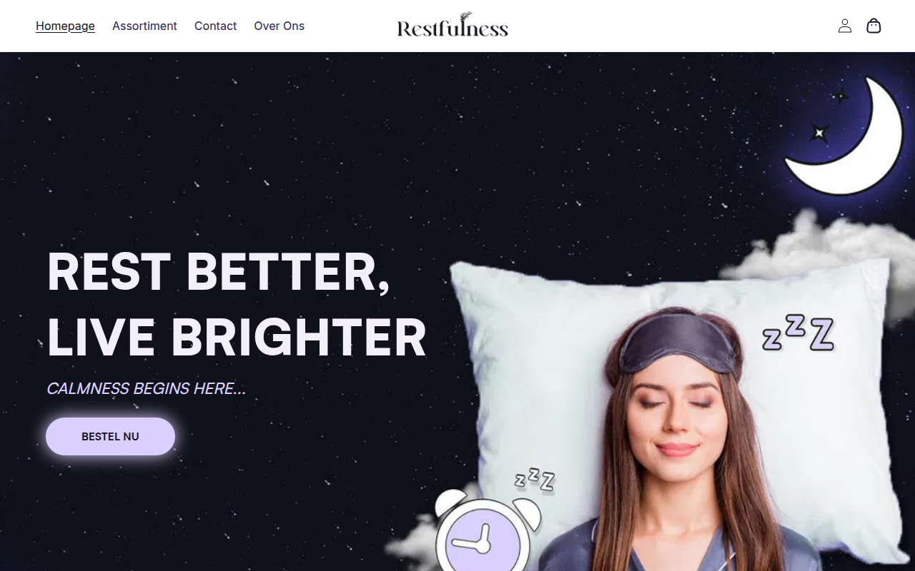 Screenshot van restfulness.co