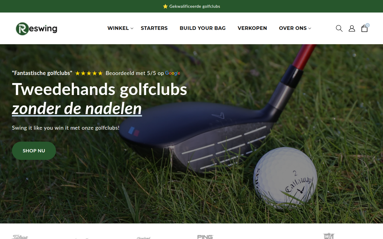 Screenshot van reswinggolfstore.nl