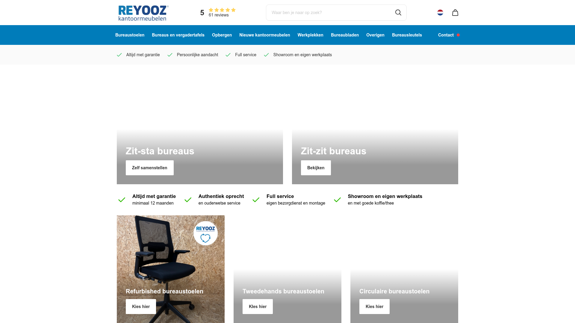 Screenshot van reyooz.nl