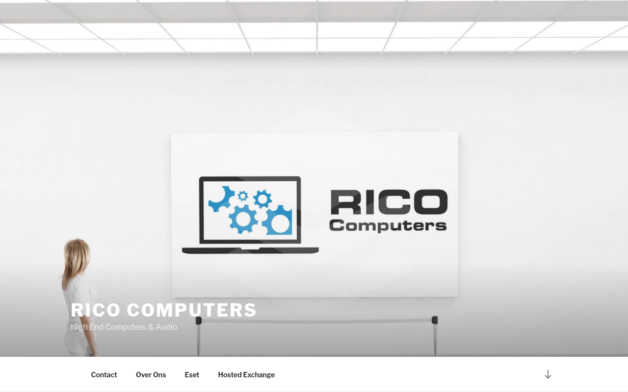 Screenshot van ricocomputers.nl
