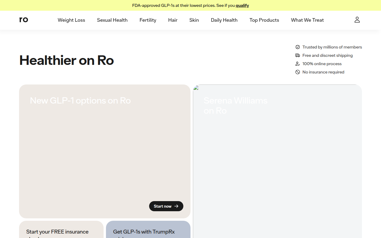 Screenshot van ro.co