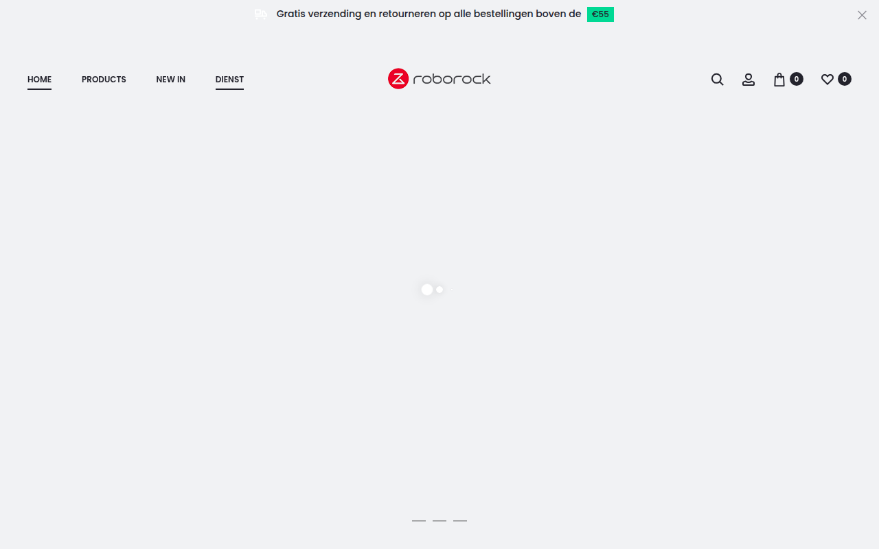 Screenshot van roborocknetherlands.com