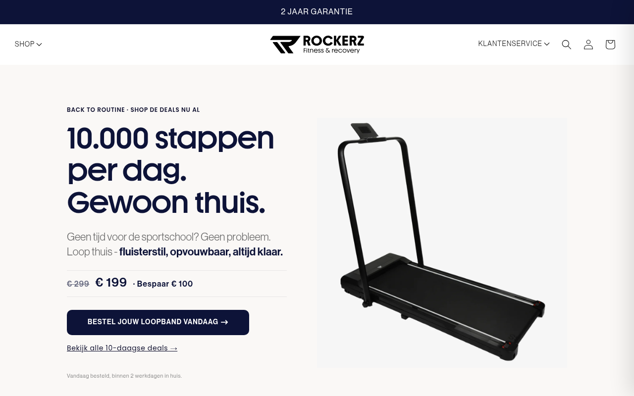 Screenshot van rockerz.nl