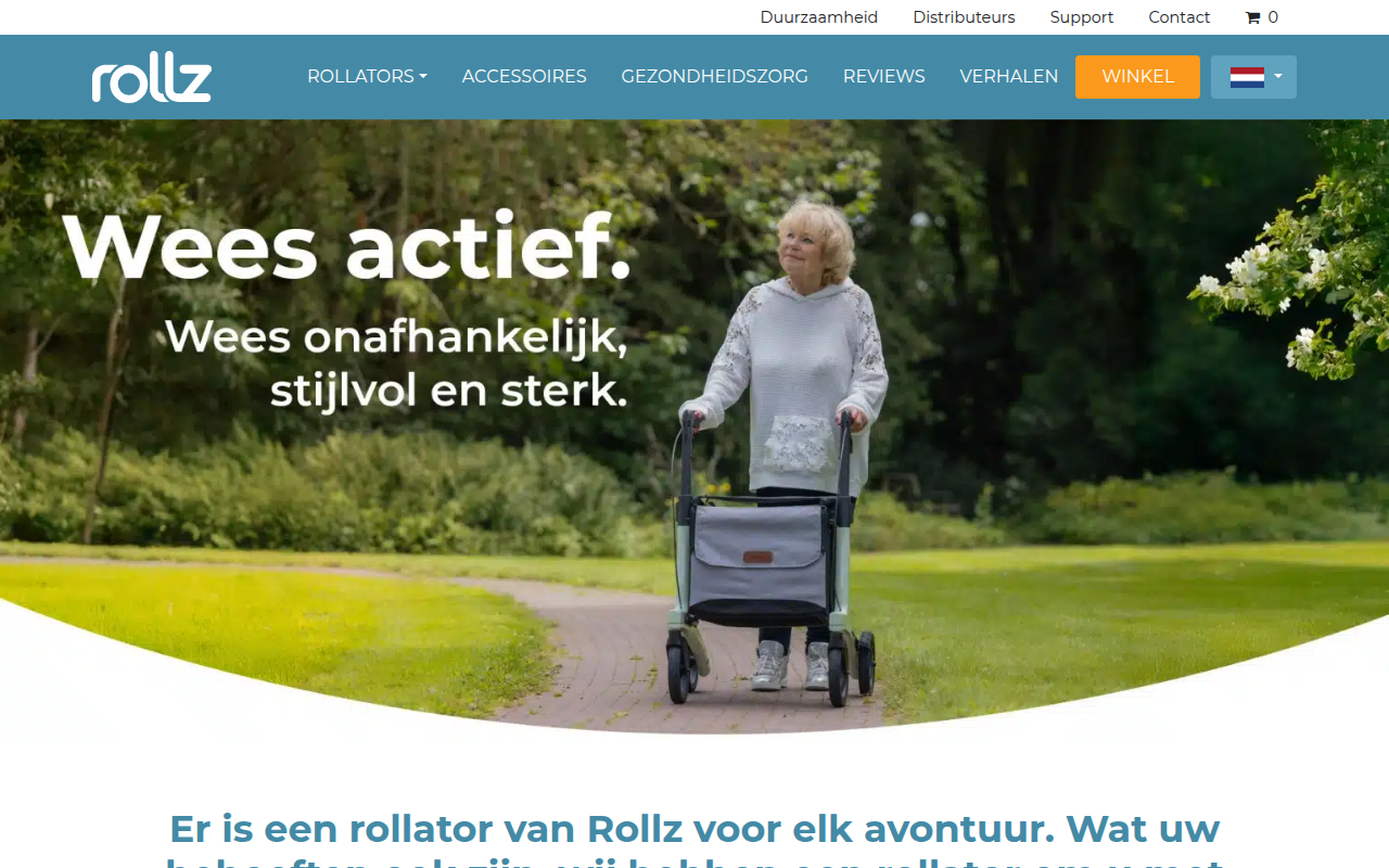 Screenshot van rollz.nl