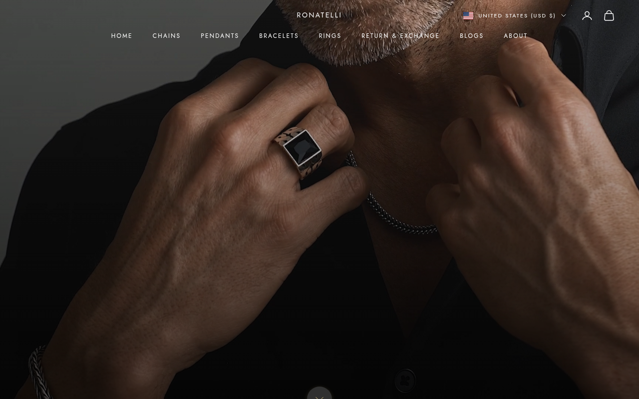 Screenshot van ronatelli.com